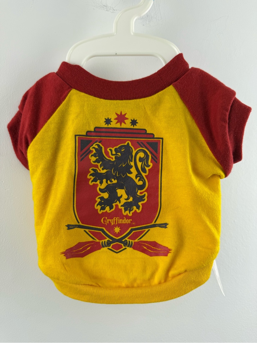 NWT Harry Potter Gryffindor Pet T-Shirt Small | Wizarding World Dog Tee